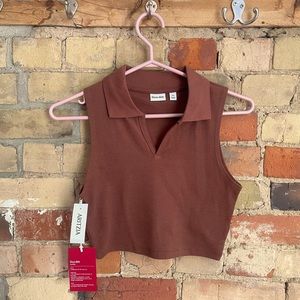 NWT Aritzia Sunday Best - Knox Polo